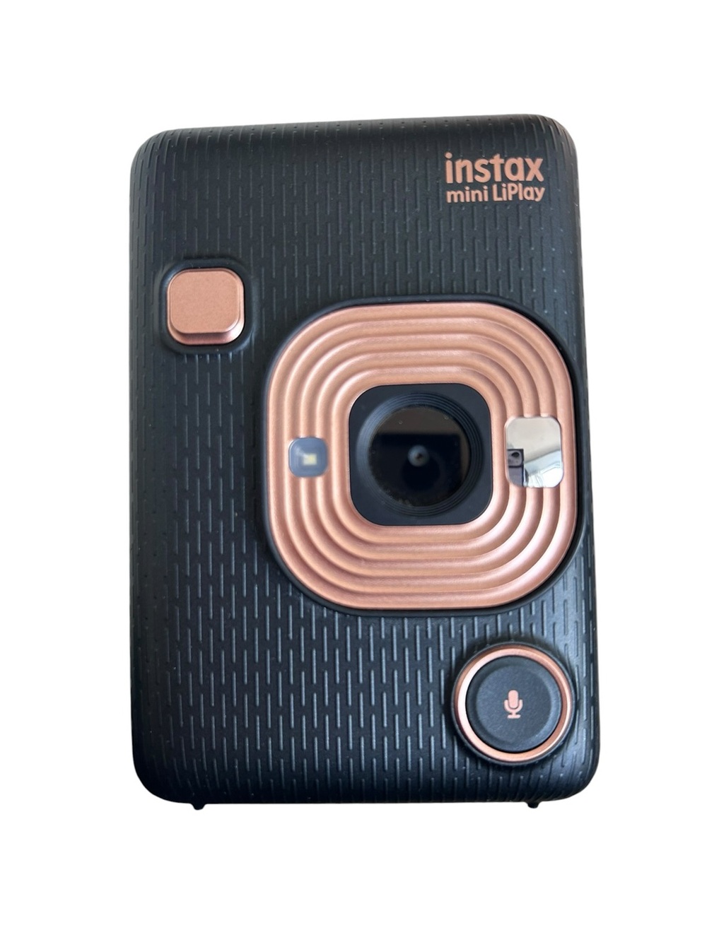 Fujifilm instax mini LiPlay Black with Rose Gold Accents